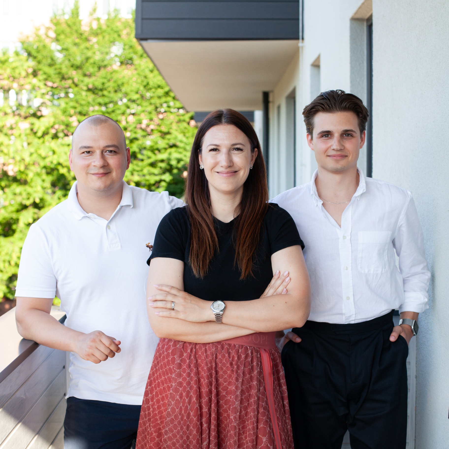 Tým Wolf Homes — Jan, Tomáš a Barbora